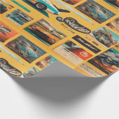 再び道路上：車を注入ラッピング紙 ラッピングペーパー (角)