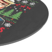 再び醜い素晴らしクリスマススセーター切り株を作る カッティングボード (角)