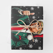 再び醜い素晴らしクリスマススセーター切り株を作る ラッピングペーパーシート (インサイチュ)