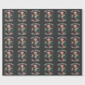 再び醜い素晴らしクリスマススセーター切り株を作る ラッピングペーパー (フラット)