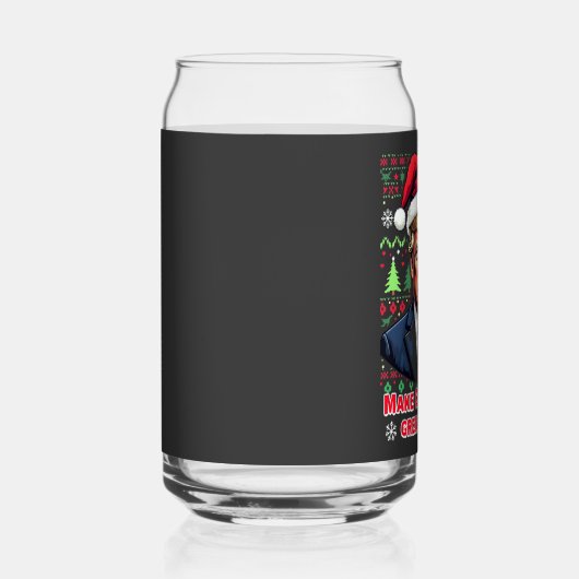 再び醜い素晴らしクリスマスセーター切り株を作る ガラス缶 (右)