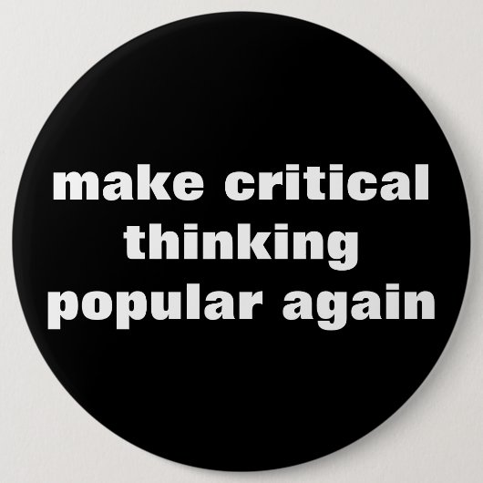 再び重大考えるにな人気があるる 缶バッジ (正面)