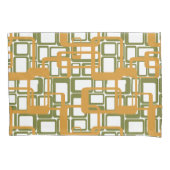 再び開いた半モダン世紀の長方形 枕カバー (正面)