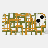 再び開いた半モダン世紀の長方形 Case-Mate iPhoneケース (裏面 (横))