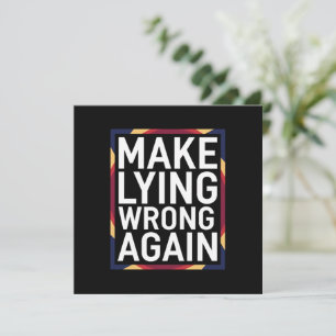 再び間違ったギフトを作るアンチトランプ 招待状