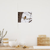 再び雪が降るとミセス・（鳥）ショウジョウコウカンチョウ ポスター (キッチン)