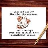 再び面白いハロウィーンをゴースト カード