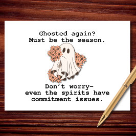 再び面白いハロウィーンをゴースト カード