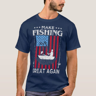 再び魚釣り素晴らしする Tシャツ