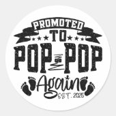 再び2025年ポップ・アートののEstに昇進おもしろいした ラウンドシール (正面)