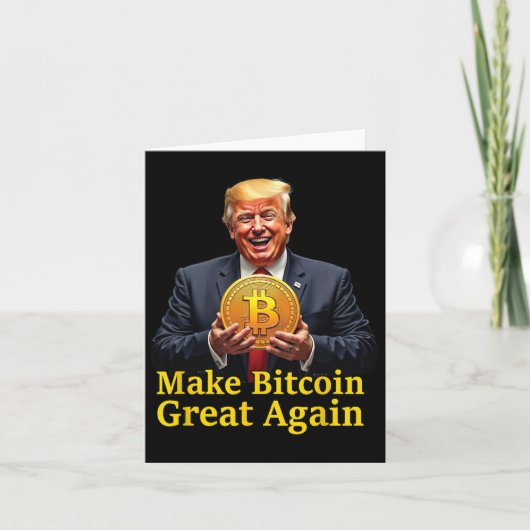 再びBitcoinを素晴らしBitcoin Crypto Futuをトランプ カード (正面)
