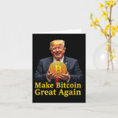 再びBitcoinを素晴らしBitcoin Crypto Futuをトランプ カード (黄色い花)