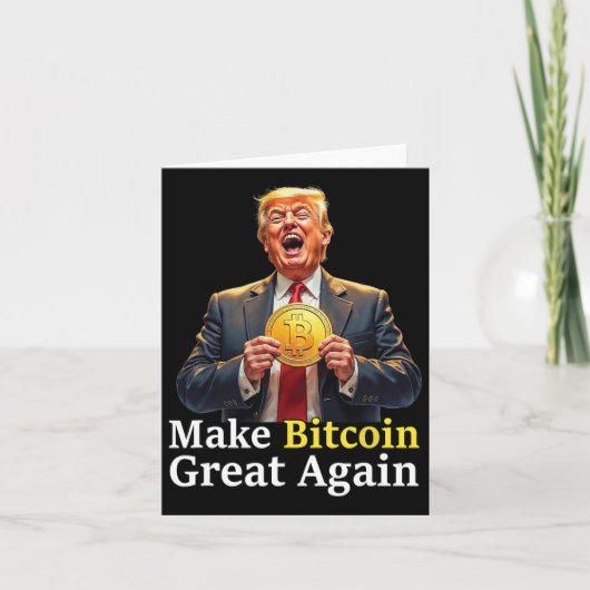 再びBitcoinを素晴らしBitcoin Crypto Futuをトランプ カード (正面)