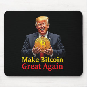 再びBitcoinを素晴らしBitcoin Crypto Futuをトランプ マウスパッド