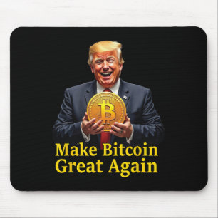再びBitcoinを素晴らしBitcoin Crypto Futuをトランプ マウスパッド