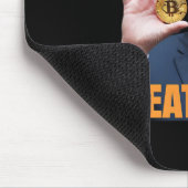 再びBitcoinを素晴らしTrump Bitcoinおもしろい Cryptにする マウスパッド (コーナー)