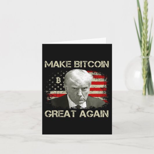 再びBitcoin素晴らし Magaプロおもしろいトランプ1 カード (正面)