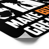 再びBitcoin素晴らし Magaプロおもしろいトランプ ポスター (角)