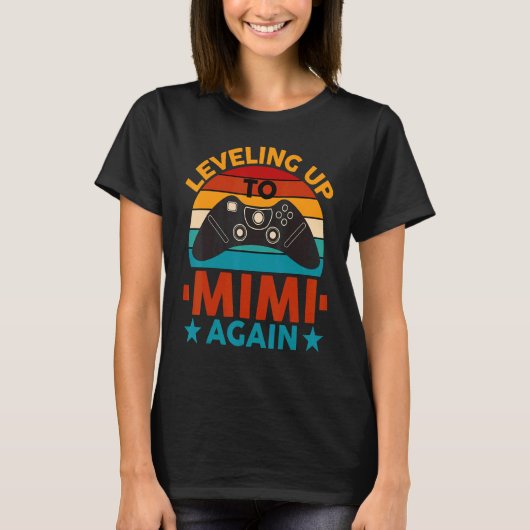 再びMimiにレベリングヴィンテージママ Tシャツ (正面)