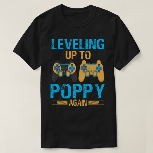 再びPOPPYにレベリングヴィンテージ Tシャツ (デザイン正面)