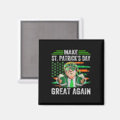 再びSt patricks day素晴らしをおもしろいアイルランド語にする マグネット (正面/裏面)