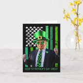 再びSt patricks day素晴らしをアメリカのフロリダにする カード (黄色い花)