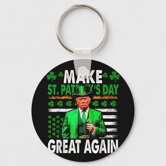 再びSt patricks day素晴らしをアメリカのフロリダにする キーホルダー (正面)
