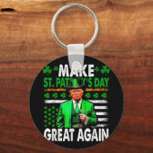 再びSt patricks day素晴らしをアメリカのフロリダにする キーホルダー (正面)