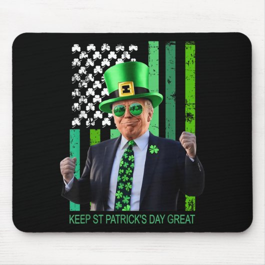 再びSt patricks day素晴らしをアメリカのフロリダにする マウスパッド (正面)