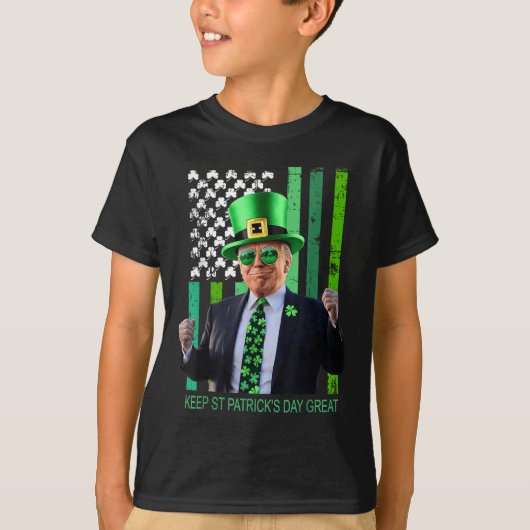 再びSt patricks day素晴らしをアメリカのフロリダにする Tシャツ (正面)