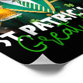 再びSt patricks day素晴らしをアメリカンシャムロックにする ポスター (角)