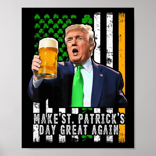 再びSt patricks day素晴らしをアメリカ人にする ポスター (正面)
