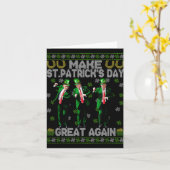 再びSt patricks day素晴らしをシャムロックトランプamにする カード (黄色い花)