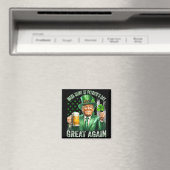 再びSt patricks day素晴らしをシャムロックトランプamにする マグネット (インサイチュ (食洗機))