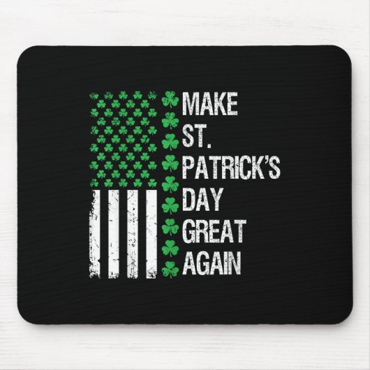 再びSt patricks day素晴らしをトランプSt patricks マウスパッド (正面)