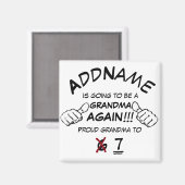 再カスタムび祖母 マグネット (正面/裏面)