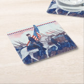 再キャプチャ：フィリピン戦争の話 スクエアペーパーコースター (アングル)