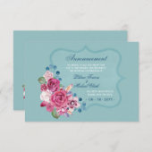 再スケジュールお知らせカード 案内状 (正面/裏面)