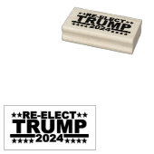 再ドナ選ンドトランプ2024スタンプウッドアート ラバースタンプ (押印)