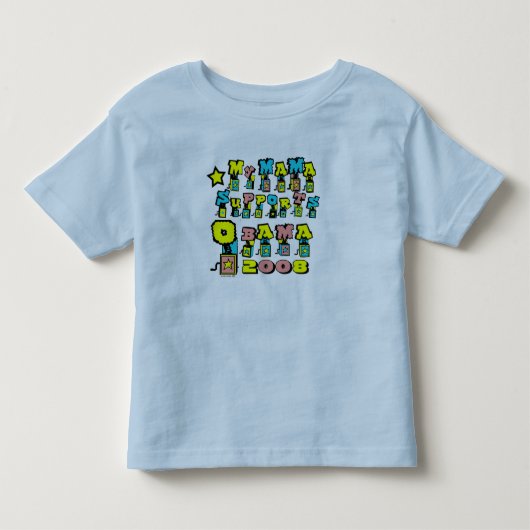 再バラック・オバマ2012年を選んで下さい トドラーTシャツ (正面)