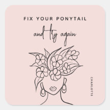 再モダンび花の女性を試パーソナライズされたす