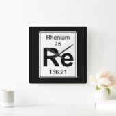 再レニウム スクエア壁時計 (ホーム)