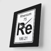 再レニウム スクエア壁時計 (傾斜)