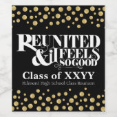 再会し感じていい引用文 ワインラベル (シングルラベル)