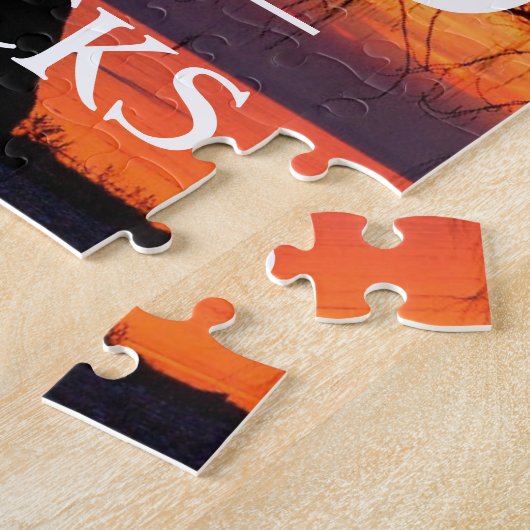 再会し感じて良い引用文パズル ジグソーパズル (側面)