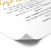 再会までのオーストラリアのユーカリ お別れ詩 看板 ポスター (角)