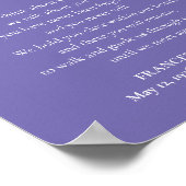 再会までのペリウィンクル追悼詩 名前 ポスター (角)