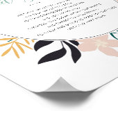 再会までの時 熱帯の追悼ウエディング ポスター (角)