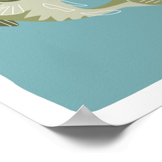 再会 – 魚釣り版 ポスター (角)