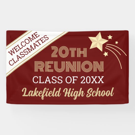 再会！20年級懇親会バナー 横断幕 (横)